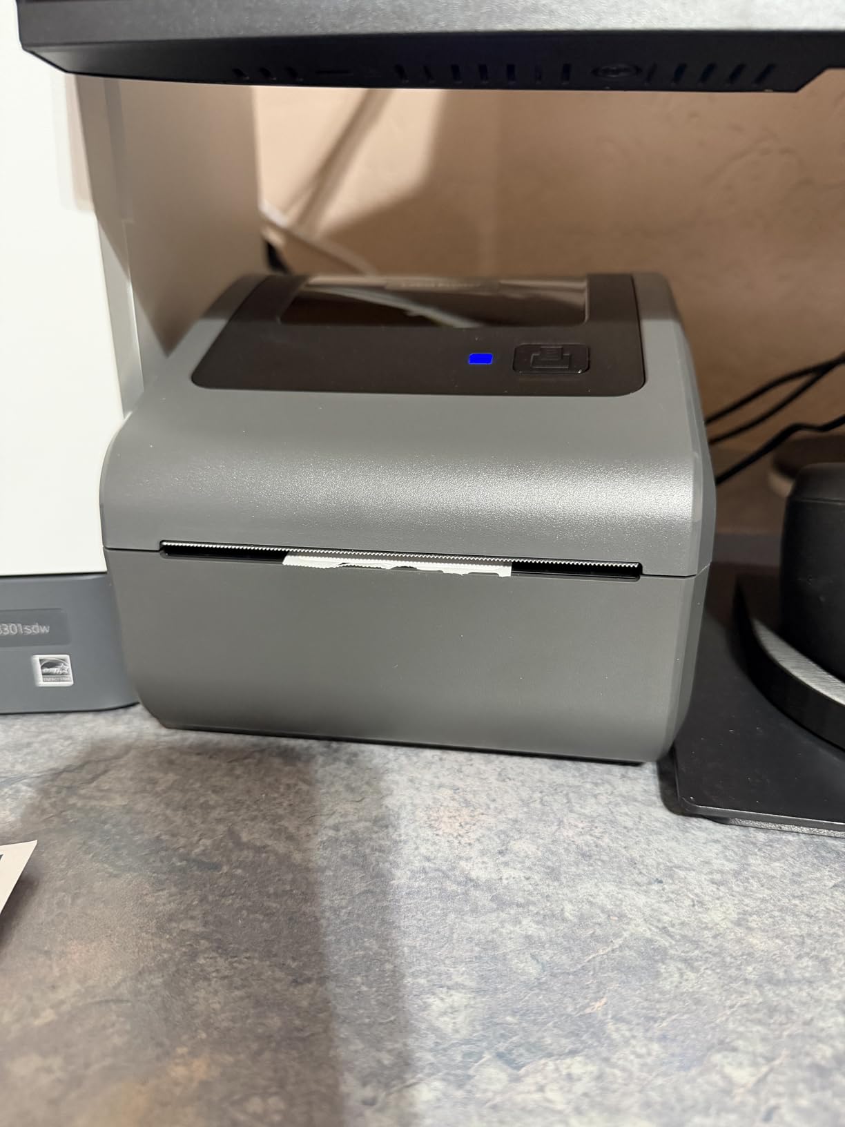 Bluetooth Shipping Label Printer with Built-in Label Bin customer photo 1