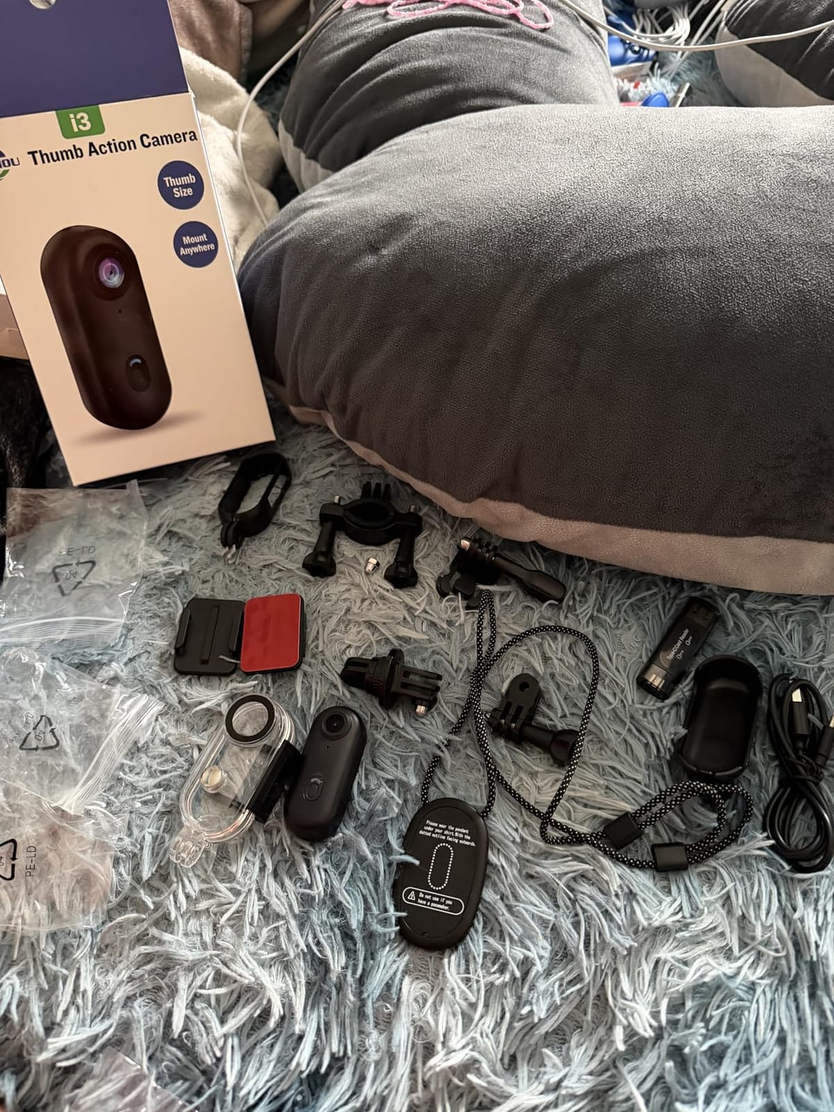 i3 4K Thumb Action Camera, Tiny Size, Mount Anywhere, Small Body Camera customer photo 2