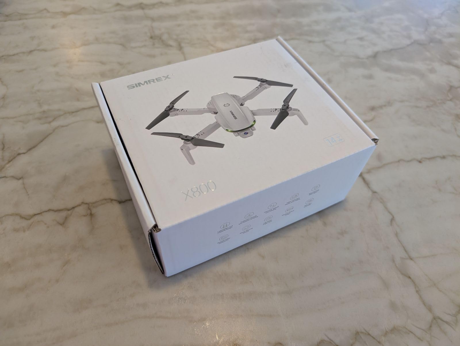 SIMREX Drone With Camera for Kids Beginner & Adults – Foldable RC Quadcopter with Altitude Hold, Optical Flow Positioning , Indoor Mini Drone with One Key Start, Headless Mode, 3D Flip, Gift for Boys & Girls & Teenagers customer photo 2