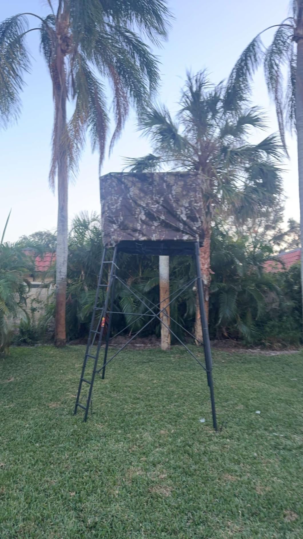 Bolderton 12’ 2-Man Quad Pod; Tower Platform Includes Ladder and Seats, for Hunting Deer Season customer photo 2
