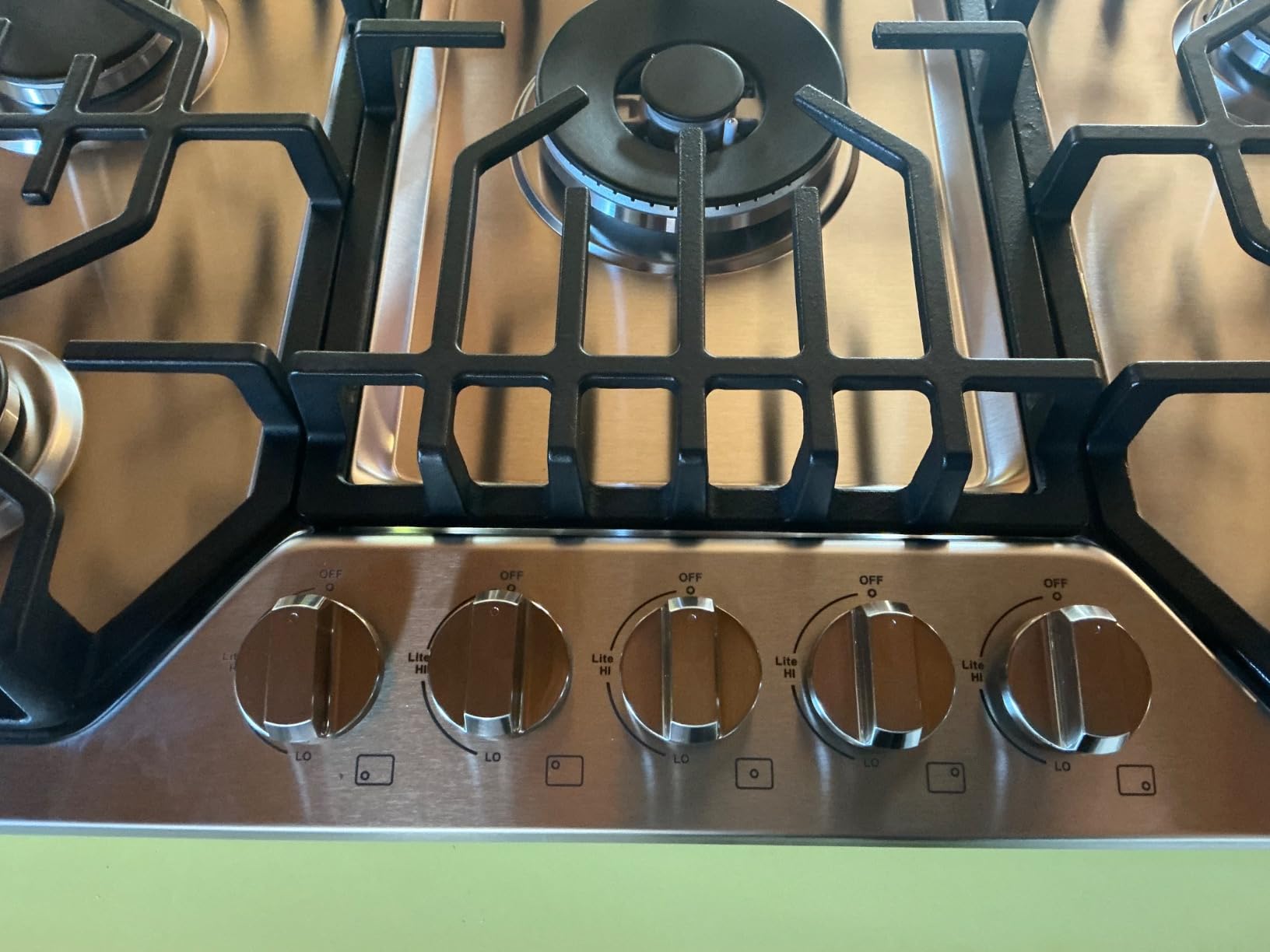 Amzgachfktch Gas Cooktop 30 Inch with 5 Italy SABAF Powerful Burners, Max 48,300 BTU/hr Gas Stove Top, Built-in 304 Stainless Steel Propane Stove, NG/LPG Convertible, CSA Certified customer photo 2