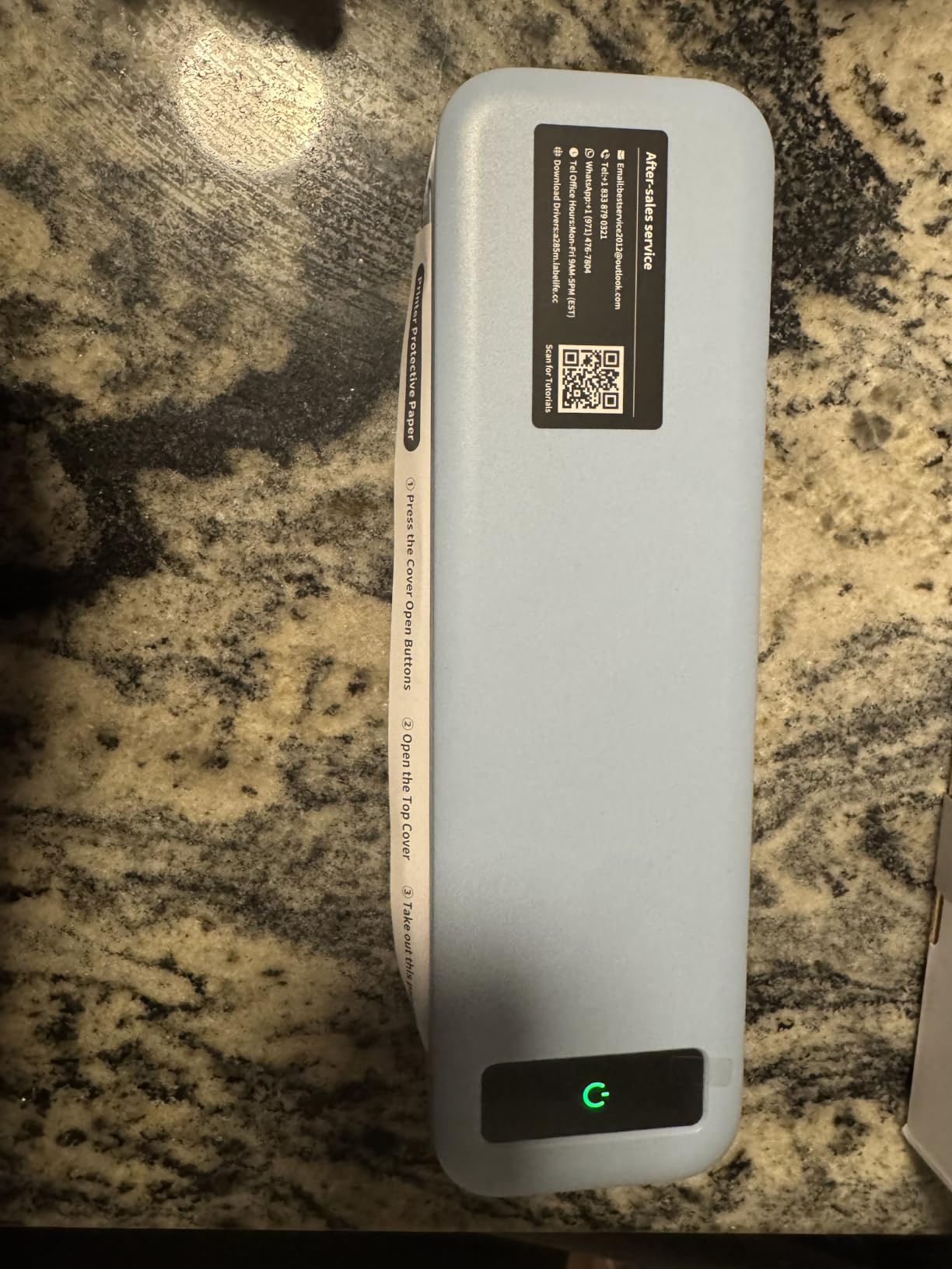 Portable Printers Wireless for Travel, A285M Small Inkless Thermal Printer customer photo 2
