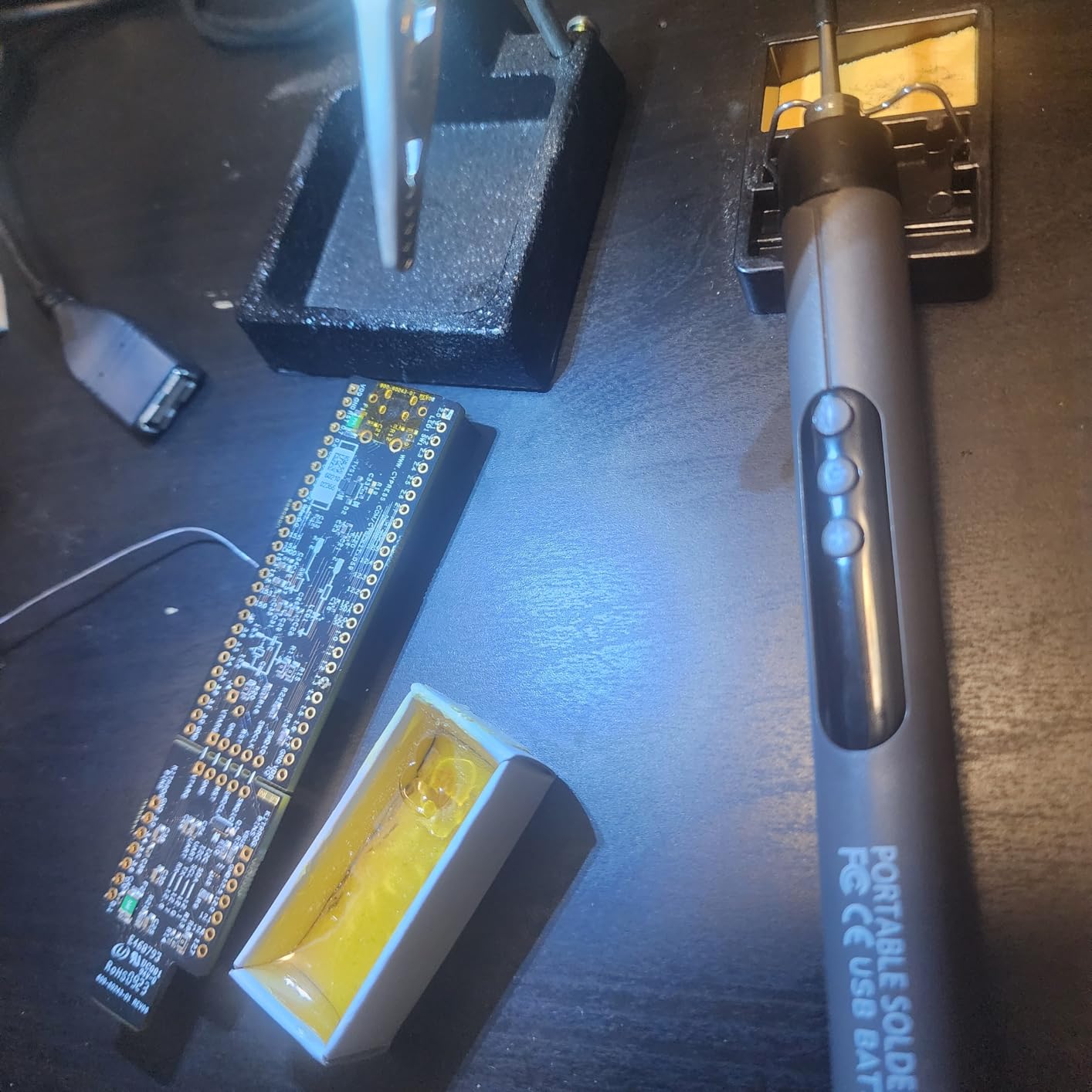 Mini Cordless Soldering Iron Kit for Home Appliance Repair, DIY customer photo 2