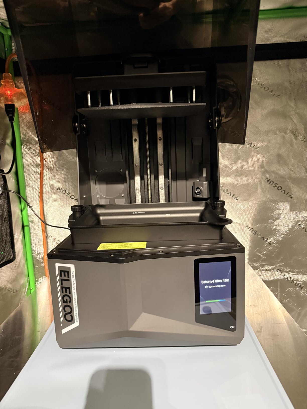 ELEGOO 16K Saturn 4 Ultra Resin 3D Printer, Fast Printing up to 150mm/h customer photo 1
