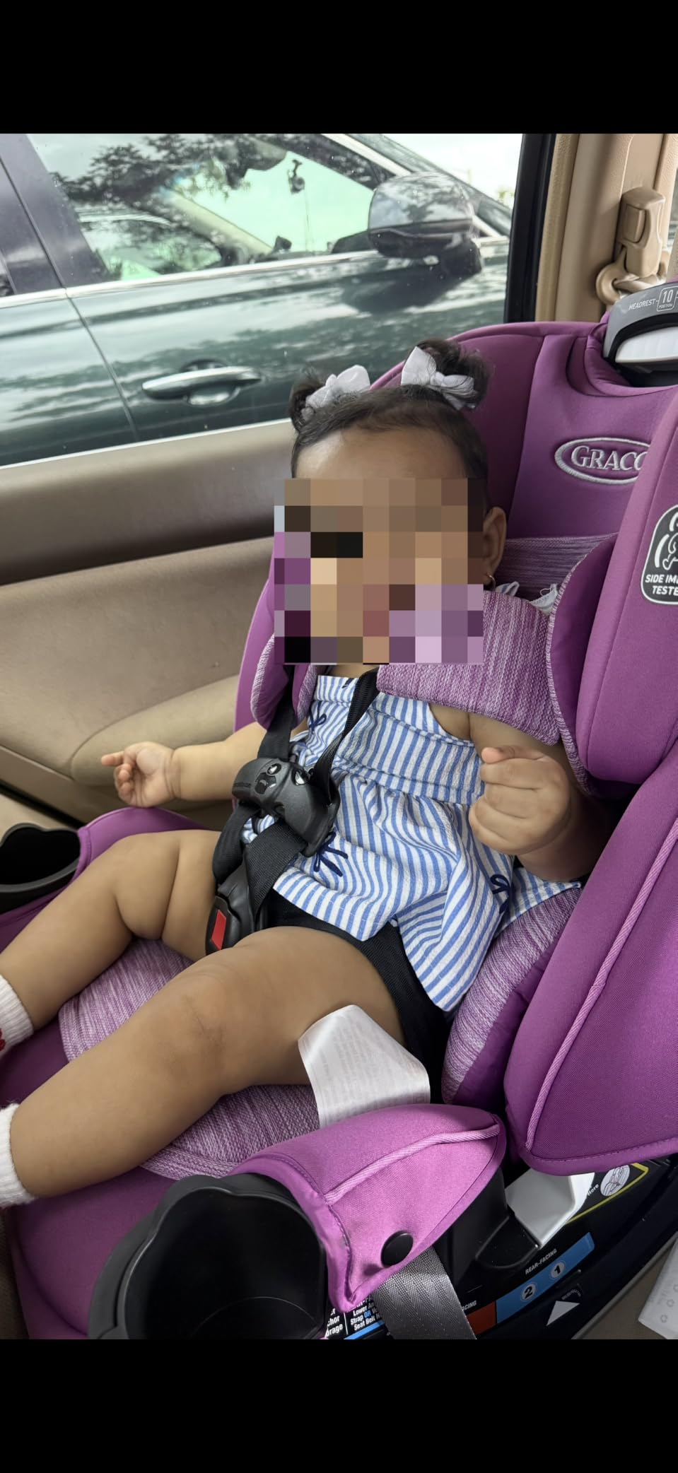Graco SlimFit3 LX 3-in-1 Convertible Car Seat, Katrina customer photo 1