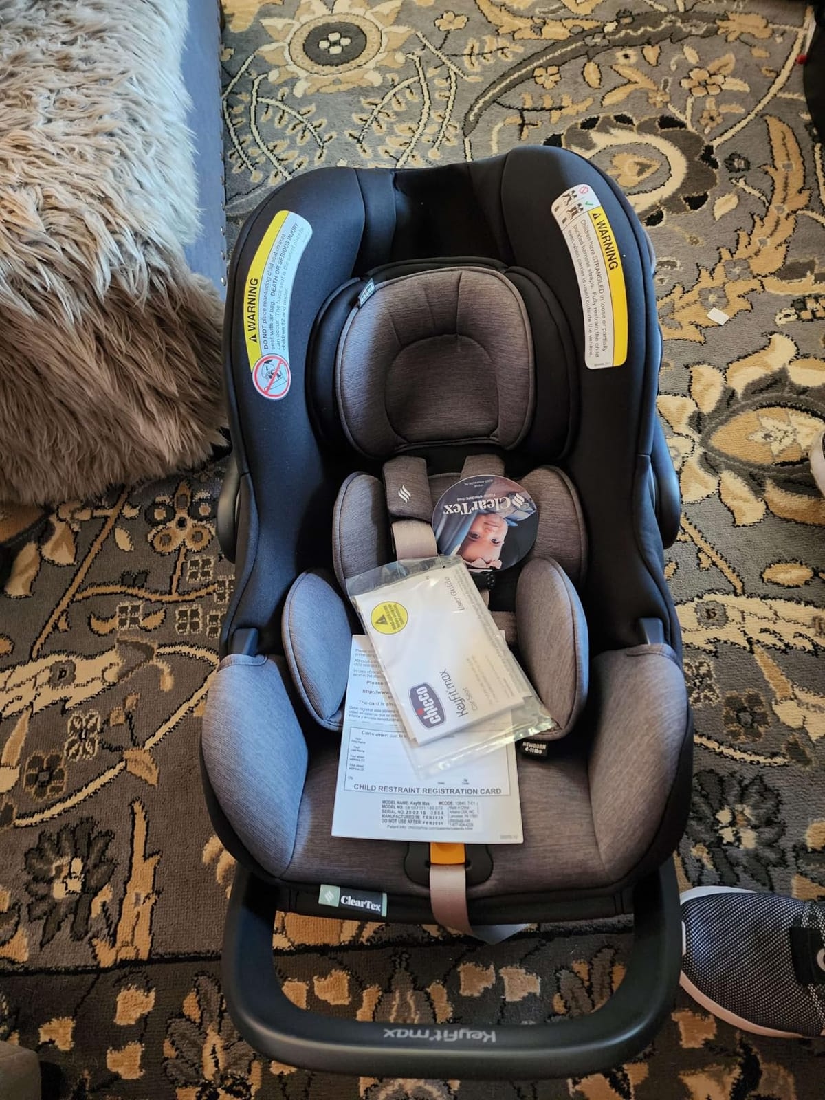 Chicco KeyFit Max ClearTex Rear-Facing Infant Car Seat with Base customer photo 2