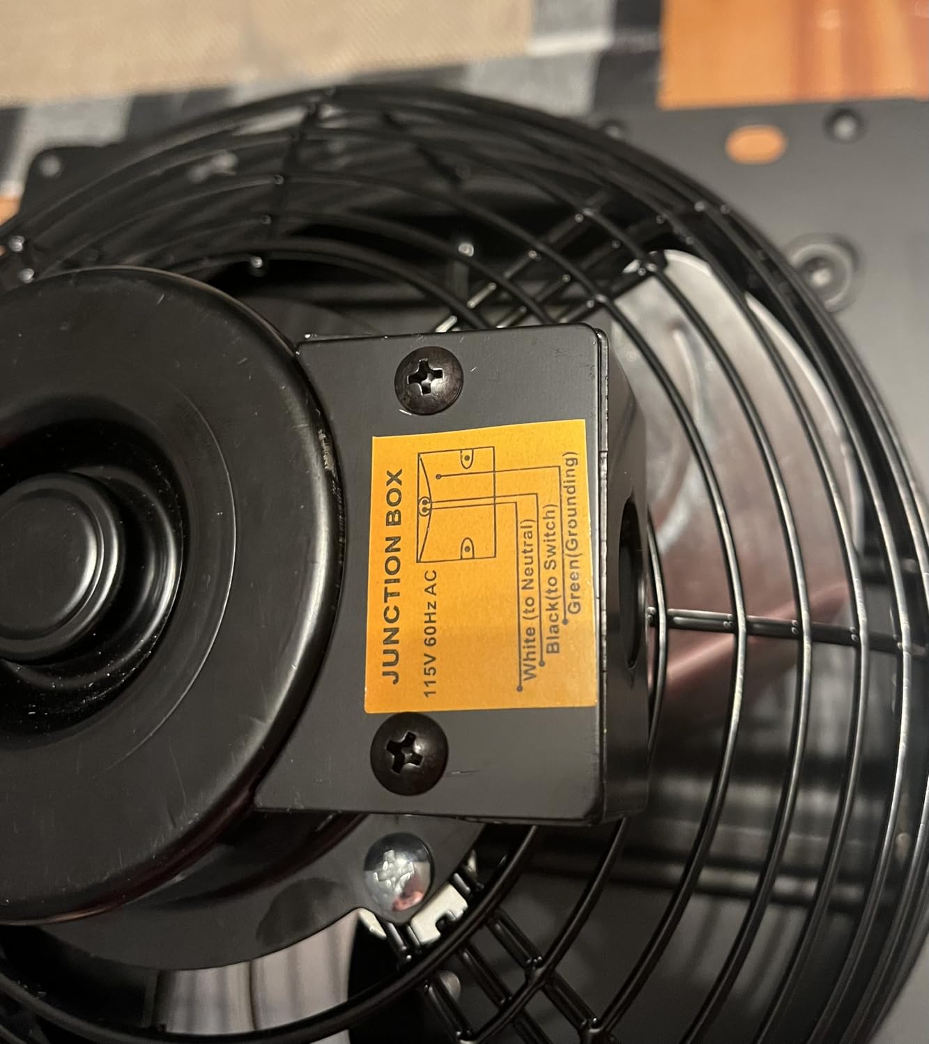 8 Inch Shutter Exhaust Fan for Chicken Coop 760 CFM, Plug & Play customer photo 1