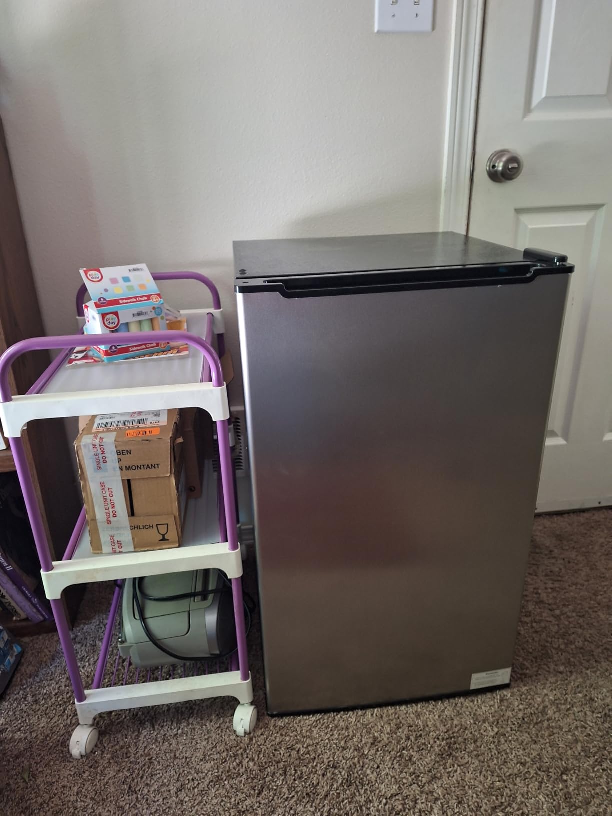 BODACIOUS Mini Upright Freezer - 3.2 Cu.Ft Compact Small Freezer - Black customer photo 2