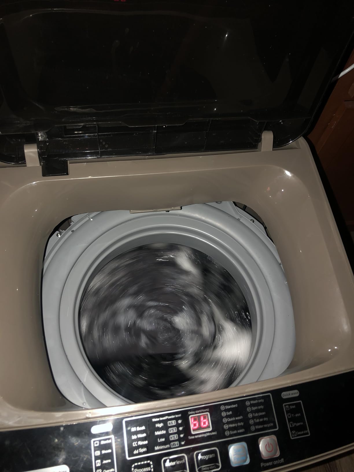 17.7 lbs Full-Automatic Portable Washing Machine, 10 Wash Programs customer photo 2