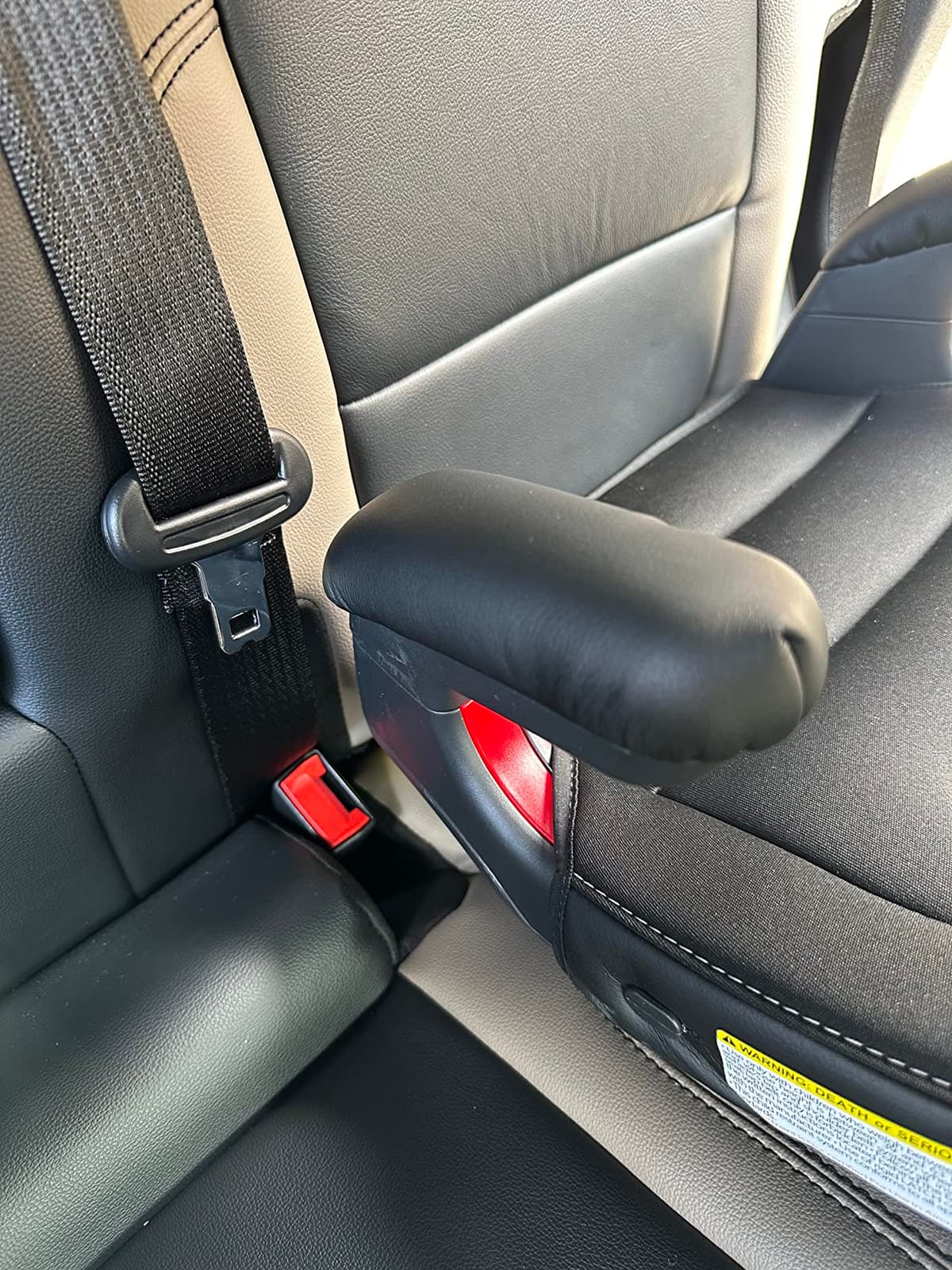 PEG Viaggio Shuttle – Backless Booster Car Seat – Astral (Beige) customer photo 2