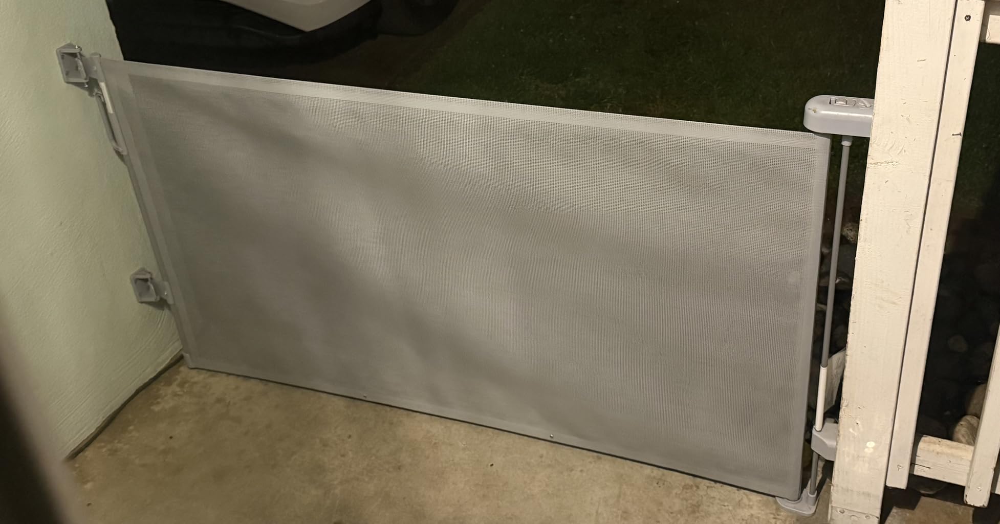 Retractable Baby Gate for Stairs & Doorways, Dog Gate Indoor Outdoor customer photo 2