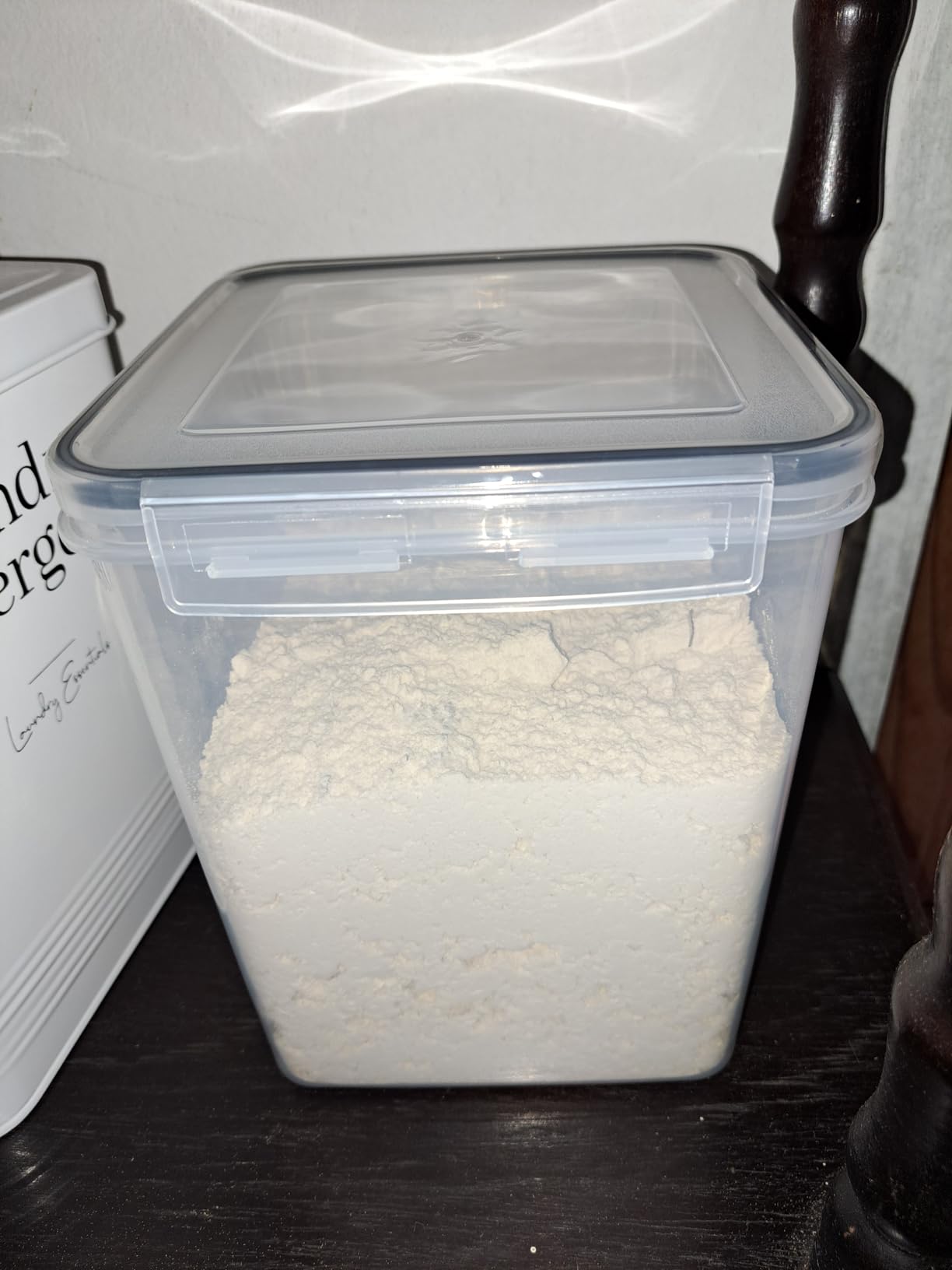 ComSaf Airtight Rice Storage Container with Lid 10Qt 2Pack, Large Capacity customer photo 1