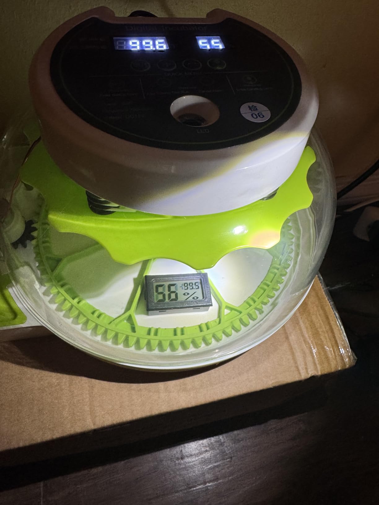 8-30 Egg Incubators for Hatching Eggs, Chicken Egg Incubator with Automatic Egg Turning, Temperature Control & Humidity Display, Egg Candler, Incubator for Chicken, Duck, Quail, Bird, 2 Egg Trays customer photo 2