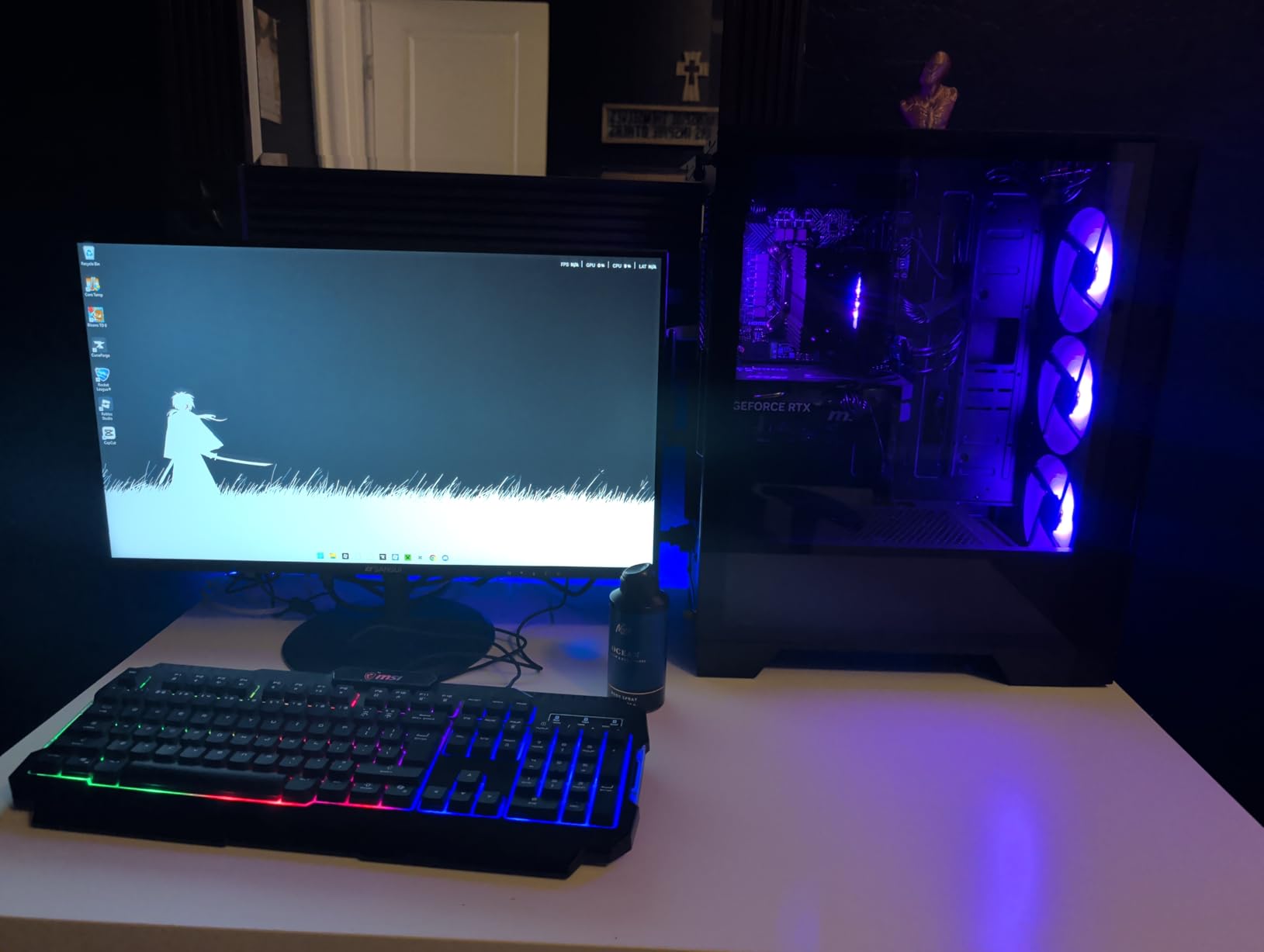 msi Codex R2 Gaming Desktop, Intel i5-14400F, RTX 5060, 16GB DDR5, 1TB SSD customer photo 1