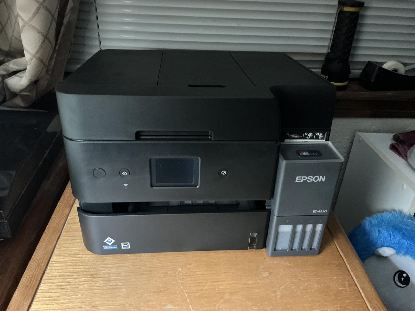 Epson EcoTank ET-4950 Wireless Duplex All-in-One Cartridge-Free Supertank Color Inkjet Printer, Fax, Black customer photo 2