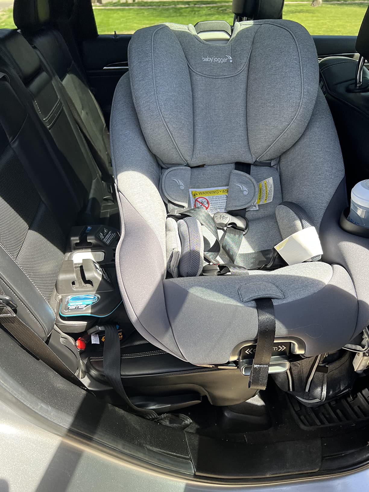 Baby Jogger® City Turn Rotating Car Seat, 180-Degree Turn, Rear Facing, Forward Facing Swivel Convertible Car Seat with Lightweight Coolmax Fabric, Newborn to Toddler, Dune Fashion customer photo 1
