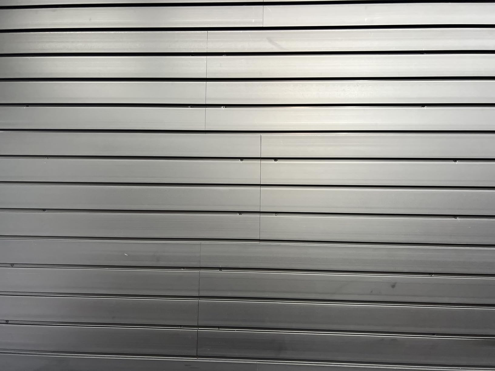 PVC Slatwall Panels, 4 ft x 8 ft Garage Wall Storage Systems, Black customer photo 2