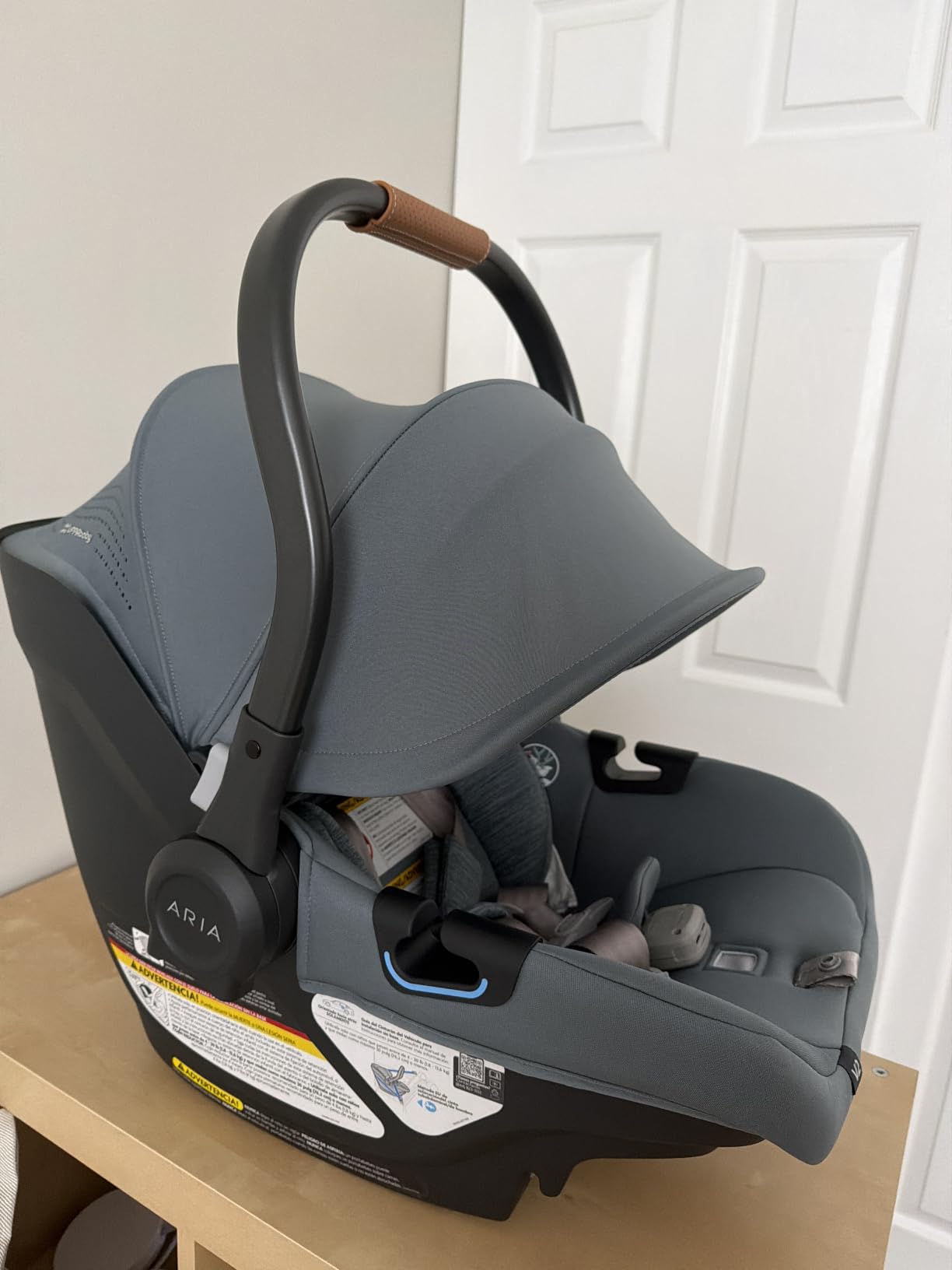 UPPAbaby Aria V2 Lightweight Infant Car Seat - Load Leg & Cover - Greyson customer photo 1