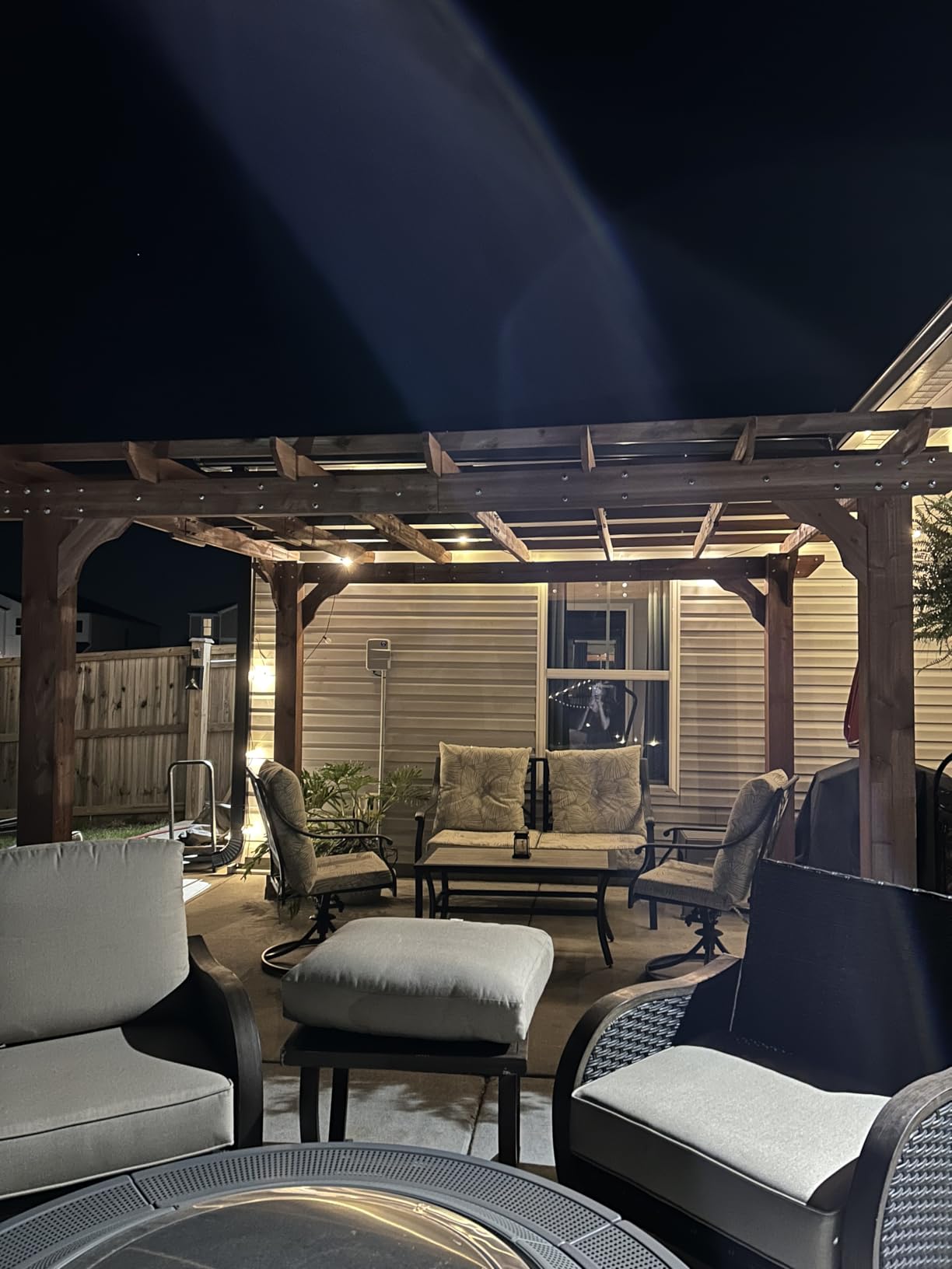 MUPATER 12x16 FT All Cedar Wood Wooden Pergola, Pergola Kit with Stakes, Quality Wood Supported Structure, Snow and Wind Supported, Outdoor Garden Shelter with Cedar Framed for Backyard, Deck, Lawn customer photo 2