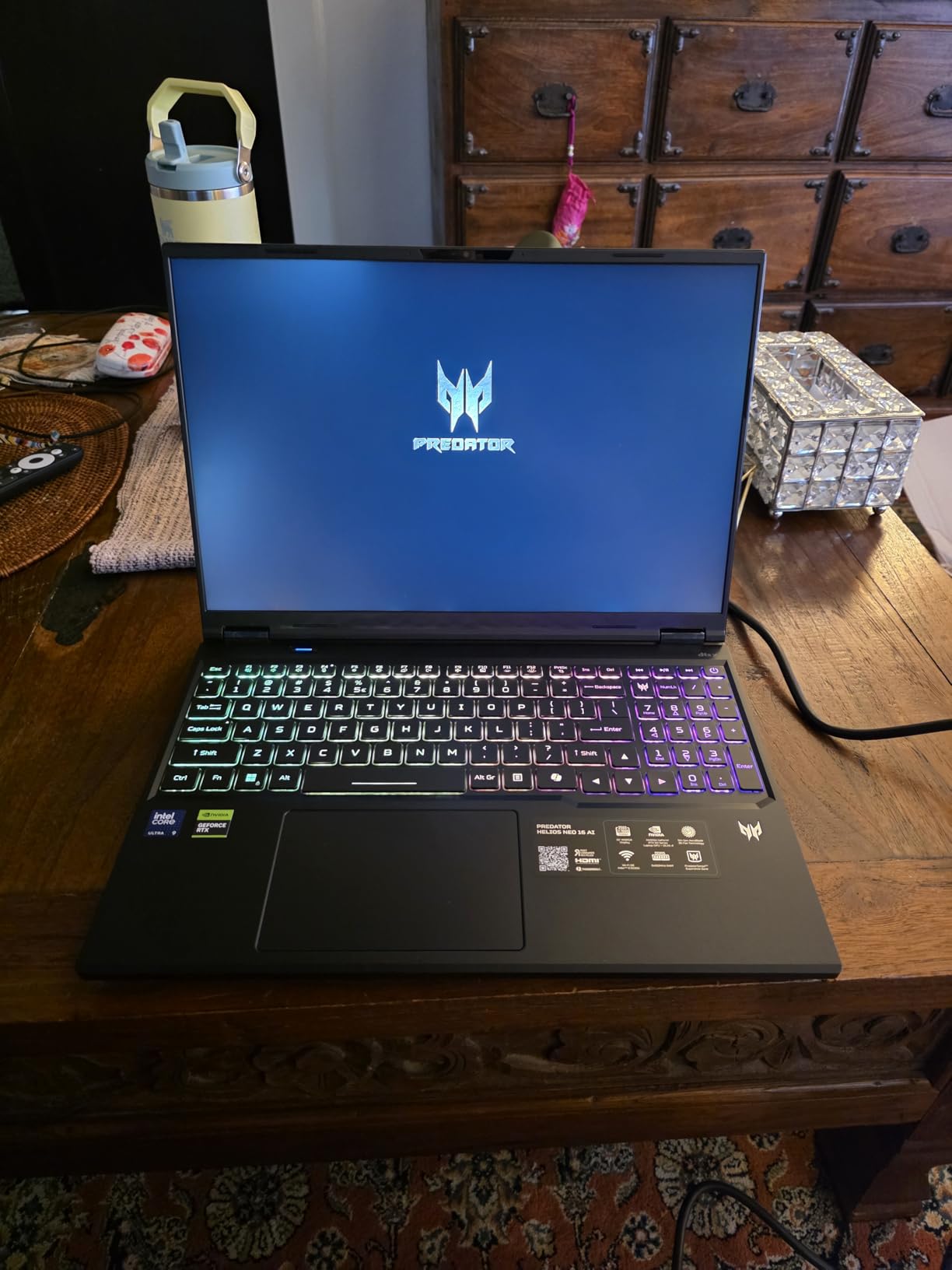 acer Predator Helios Neo 16 AI Gaming Laptop | Intel Core Ultra 9 Processor 275HX | NVIDIA GeForce RTX 5070 Ti | 16
