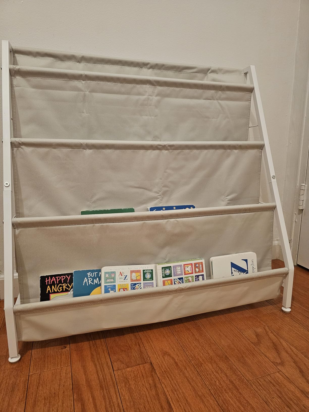 Aokitsink 4-Tier Kids Bookshelf, Book Shelf for Kids Rooms,Book Rack for Kid with Four Deep Pockets,Nursery Bookshelves for Kid' Playroom, Toddler Bookshelf as a Children's Gift customer photo 1