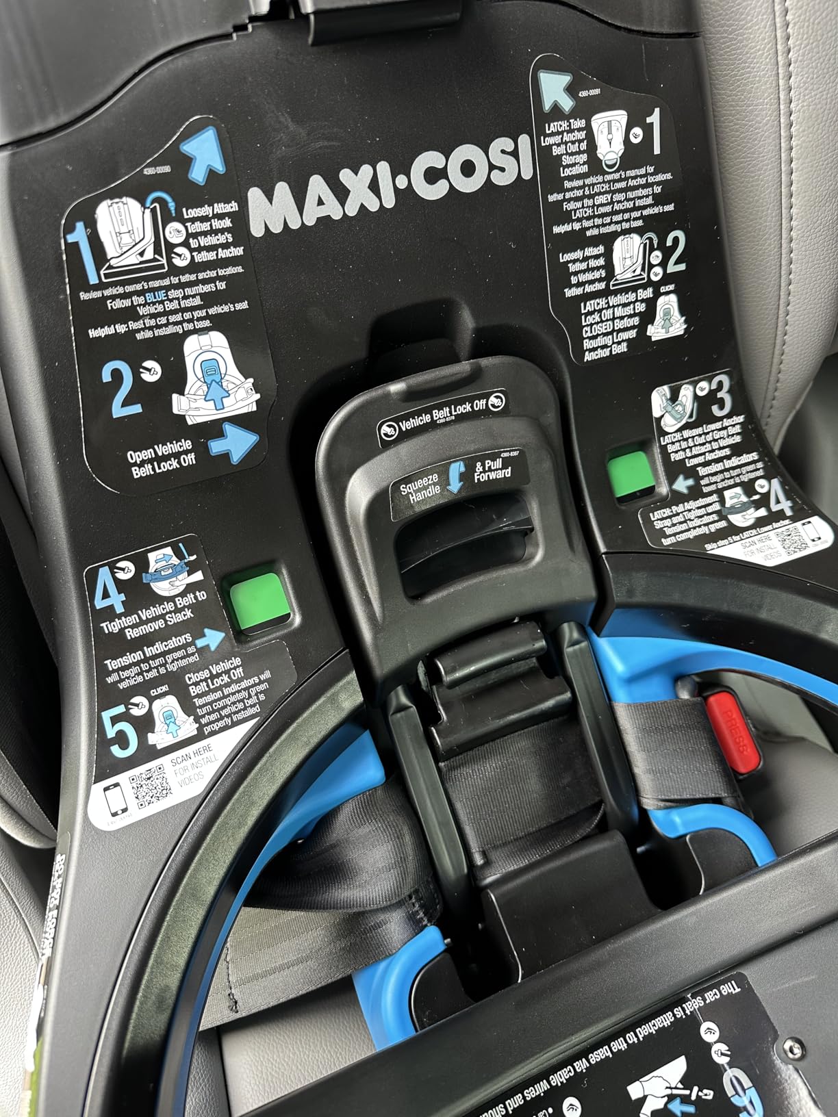 Maxi-Cosi Andi 360 Rotating All-in-One Baby Convertible Car Seat, Rear-Facing, Forward Facing Car Seat, Infant Toddler Booster, Easy Rotation, Tension System, Harness Adjust, Escargot customer photo 2