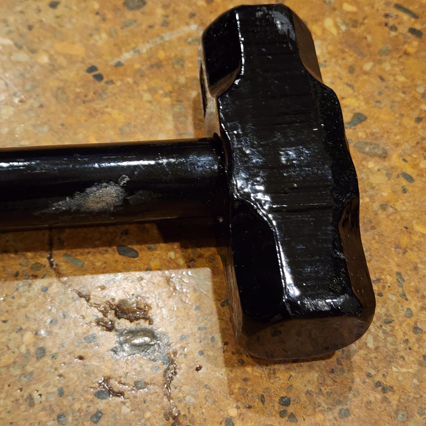 Cast Iron Kindling Splitter with 3Lbs Sledge Hammer,Medium-Sized customer photo 1