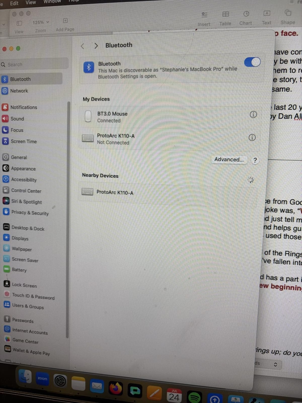 ProtoArc K110-A Backlit Wireless Keyboard for Mac, Aluminum, Space Gray customer photo 2