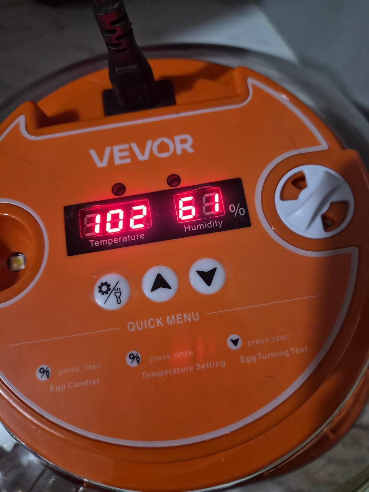 VEVOR 24 Egg Incubator, Automatic Egg Turner with LED Candler, Temperature & Humidity Control, 360° View Clear Window, Auto Water Refill, Poultry Eggs Incubators for Hatching Chicks Ducks Goose Quail customer photo 2