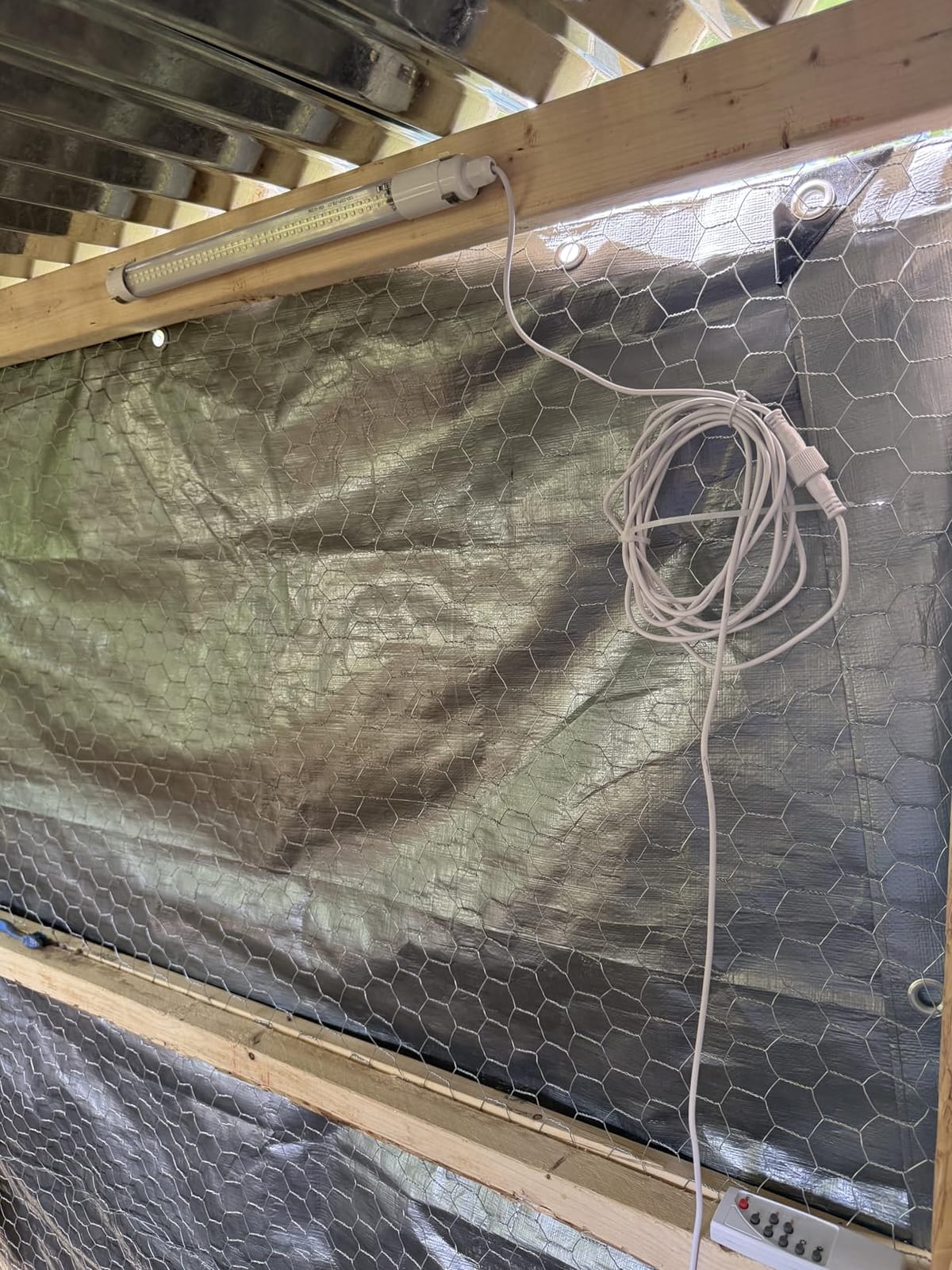 Solar Chicken Coop Lights with Timer, Solar Shed Lights,Outdoor Shop Light customer photo 1