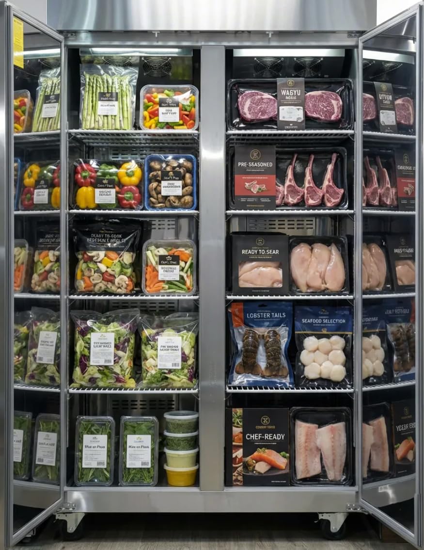 Mojgar Commercial Refrigerator Freezer Combo, 38 Cu.Ft Industrial Fridge customer photo 2