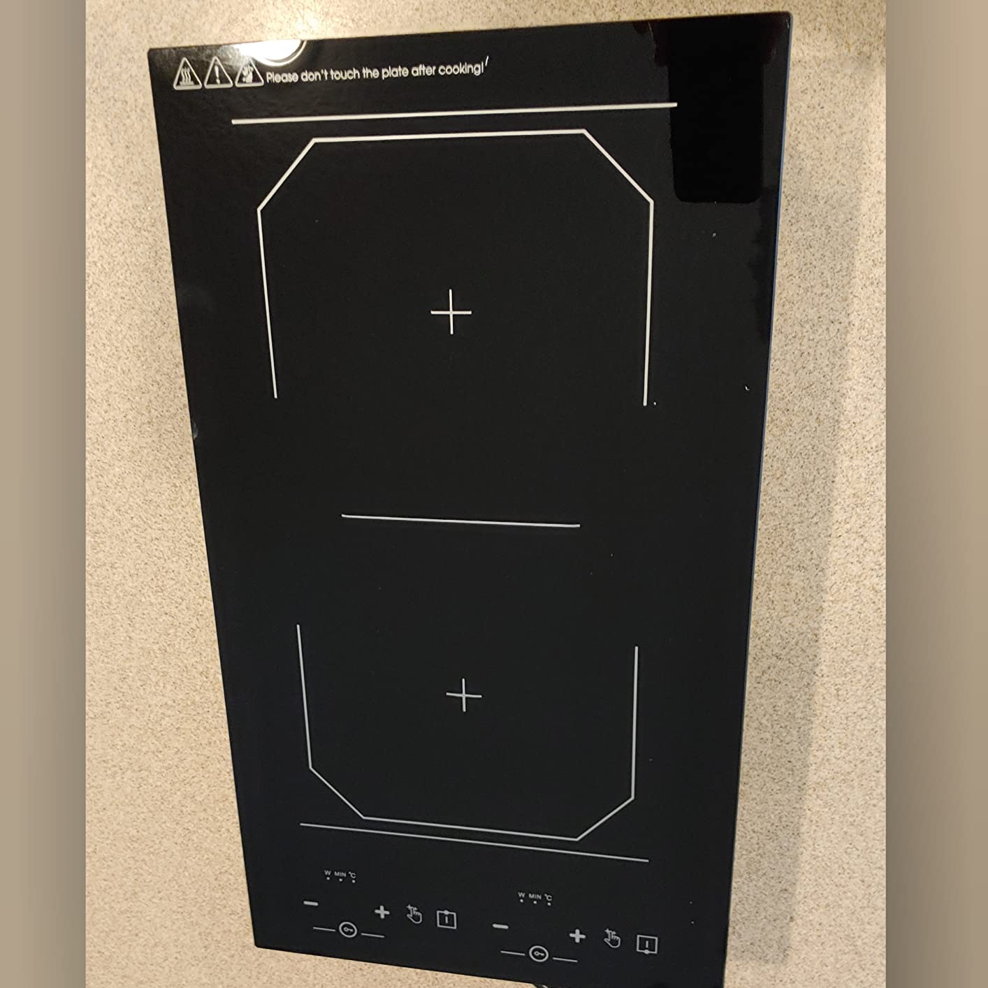 30 Inch Induction Cooktop with Downdraft, 4 Burner 220V Electric Stove Top customer photo 1