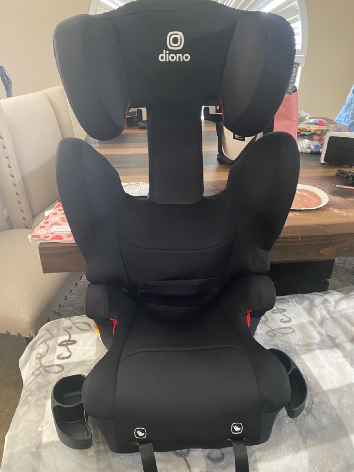 Diono Cambria LE, 2-in-1 Belt Positioning Booster Seat,Backless and High-Back Booster seat for Children from 40—120 lb,17