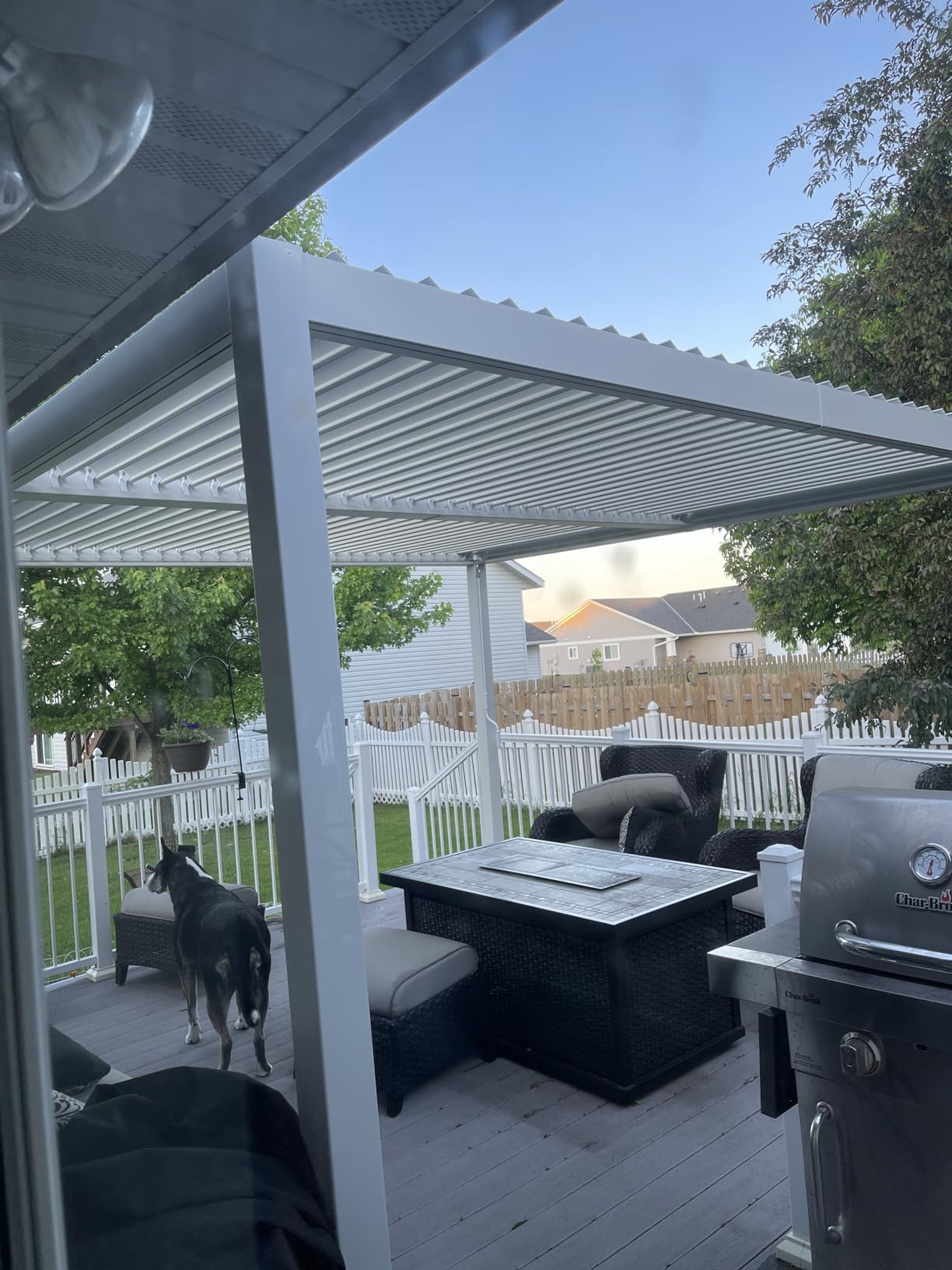 Kozyard Outdoor Louvered Pergola 12' x 20' Sun Shade Aluminum Patio Shelter customer photo 2