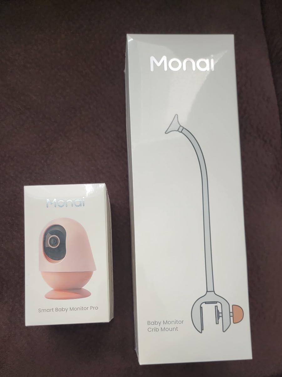 Monai Pro 4K Smart WiFi Baby Monitor with Camera and Audio, Mount, AI App customer photo 1