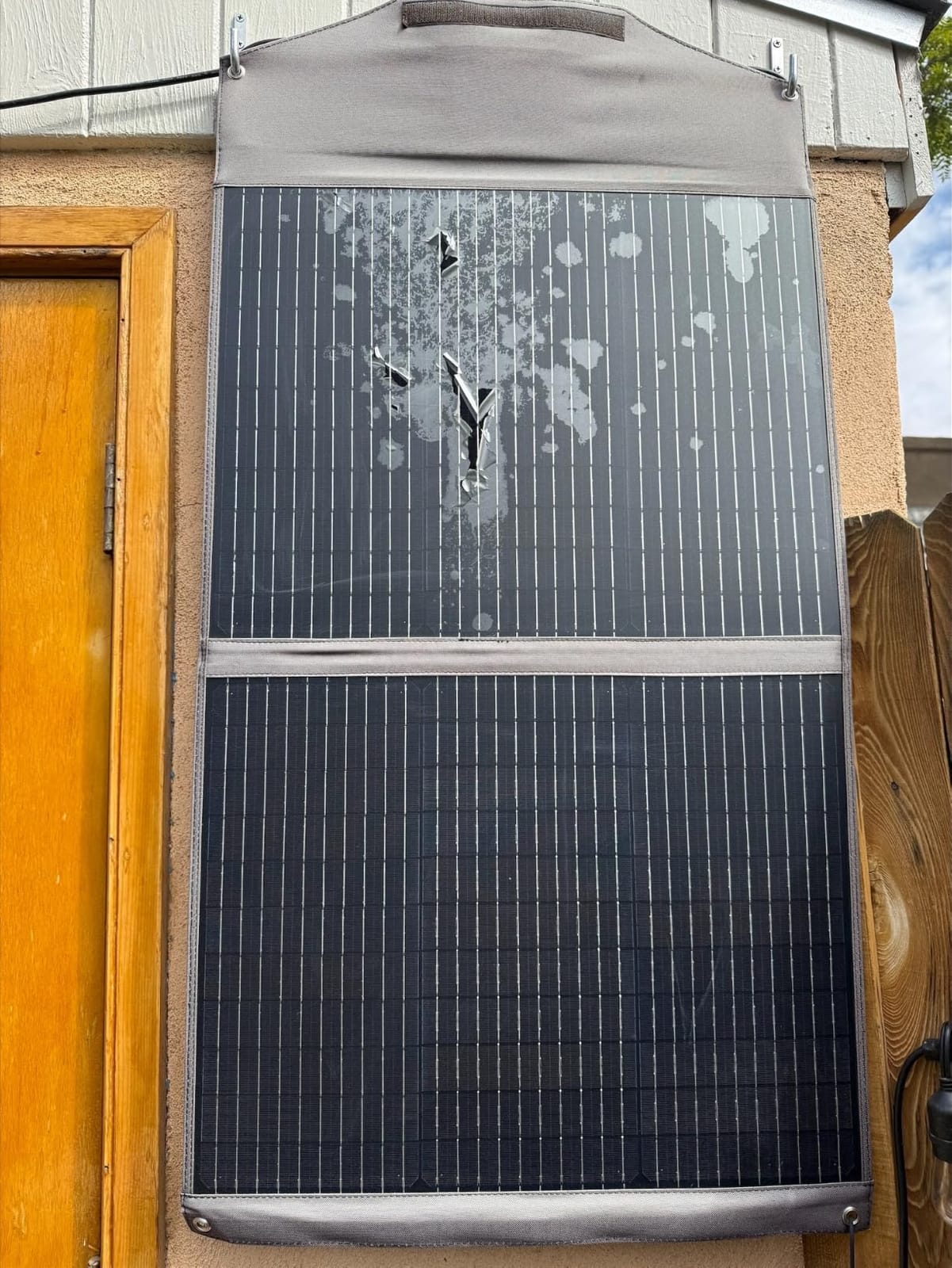 MARBERO Solar Powered Fan Kit Waterproof for Chicken Coops Shed Greenhouse customer photo 1