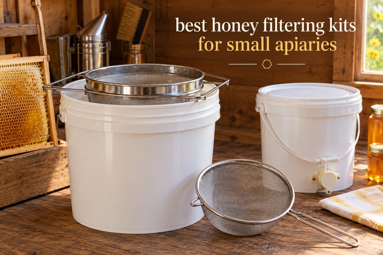 best honey filtering kits for small apiaries