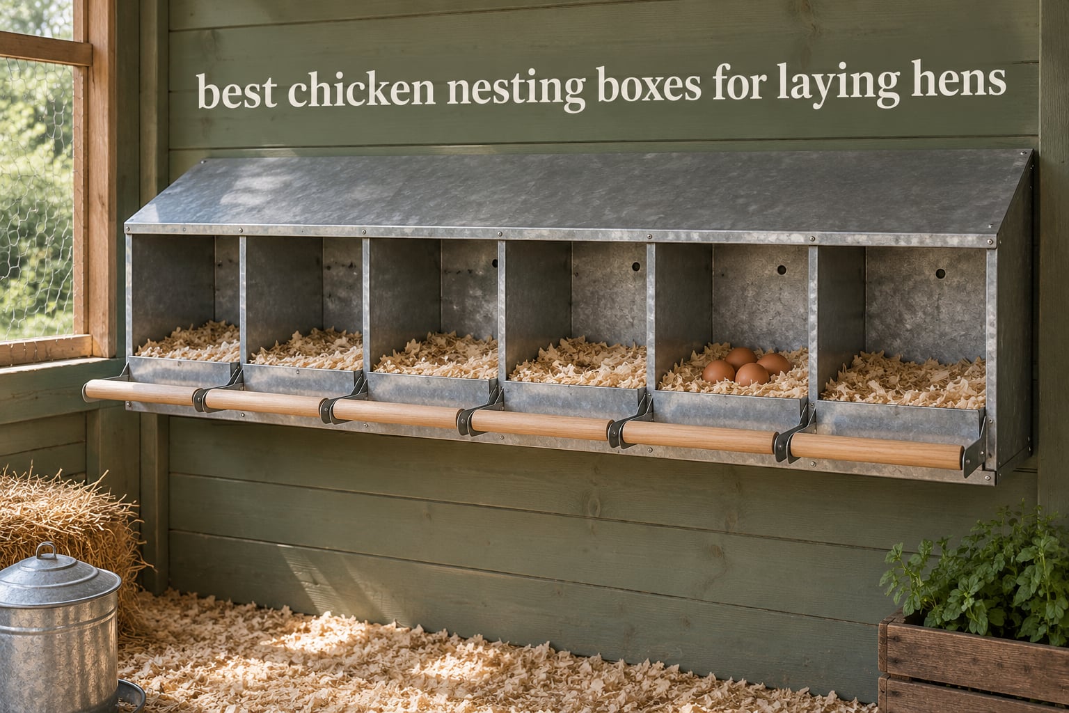 best chicken nesting boxes for laying hens