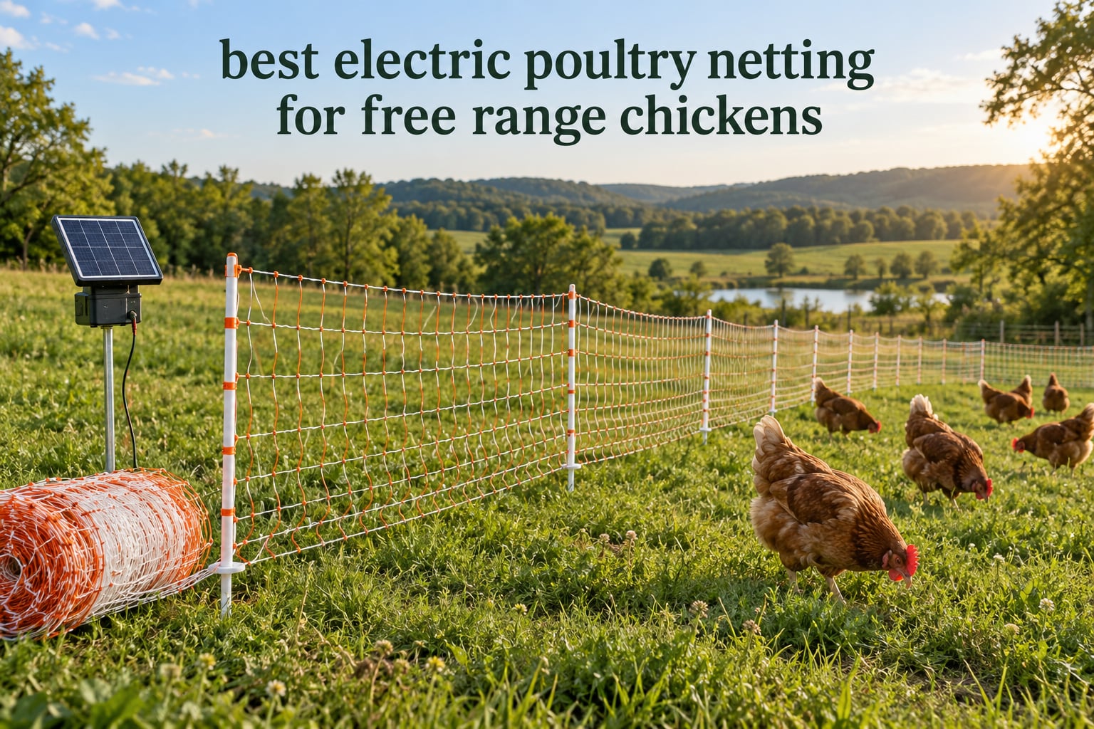 best electric poultry netting for free range chickens