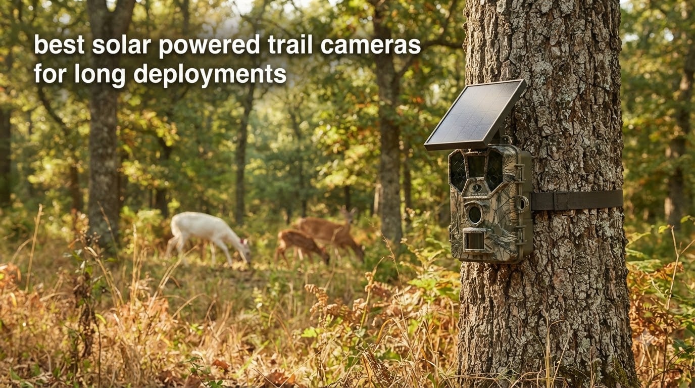 best solar powered trail cameras for long deployments