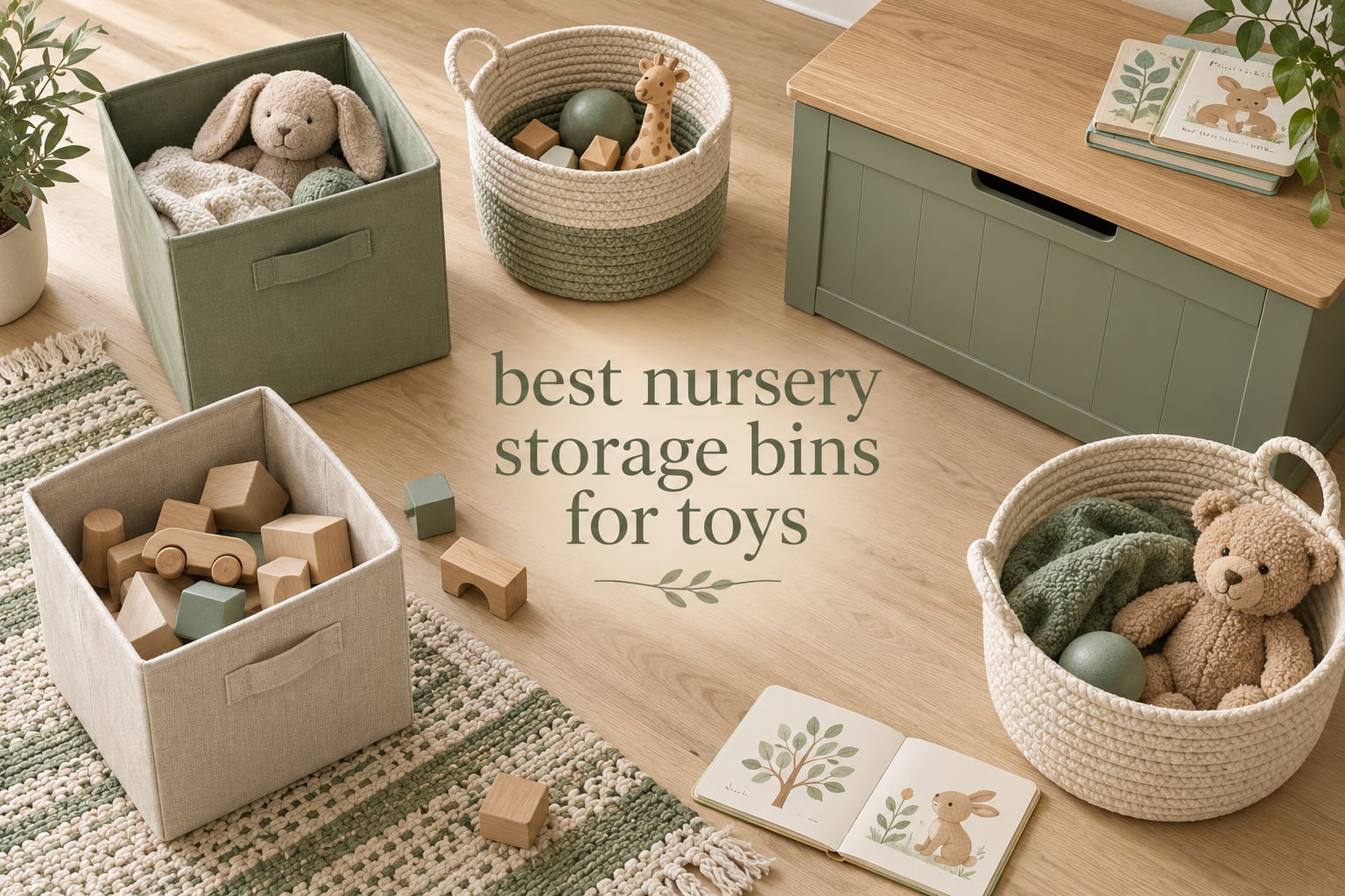 best nursery storage bins for toys