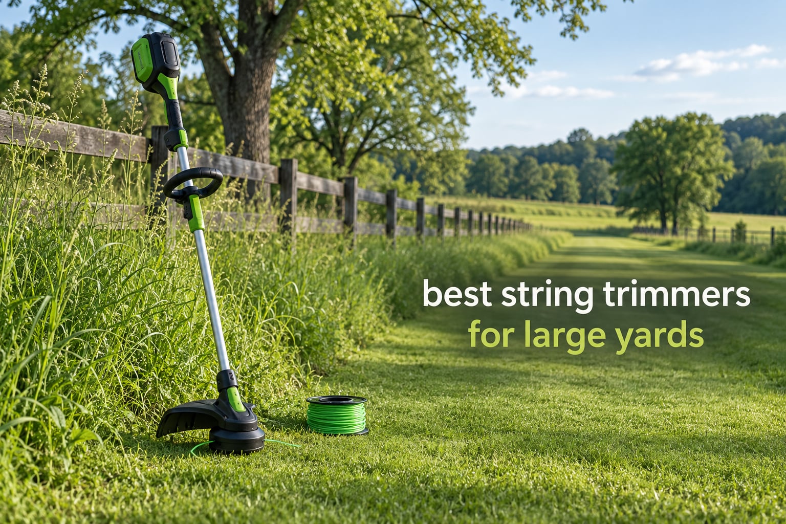 best string trimmers for large yards