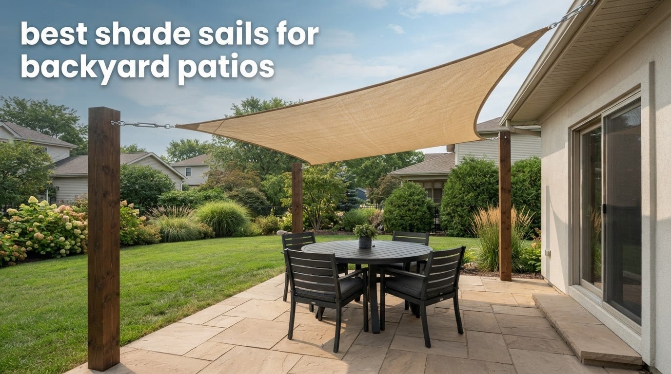 best shade sails for backyard patios