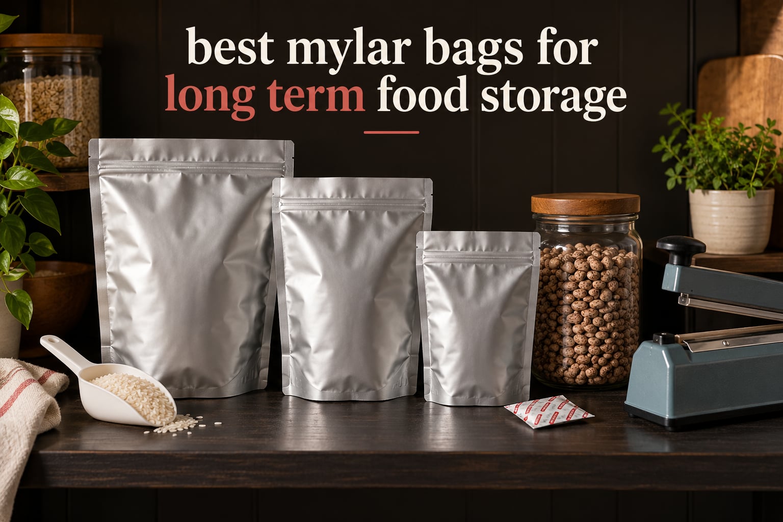 best mylar bags for long term food storage
