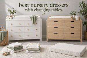 best nursery dressers with changing tables