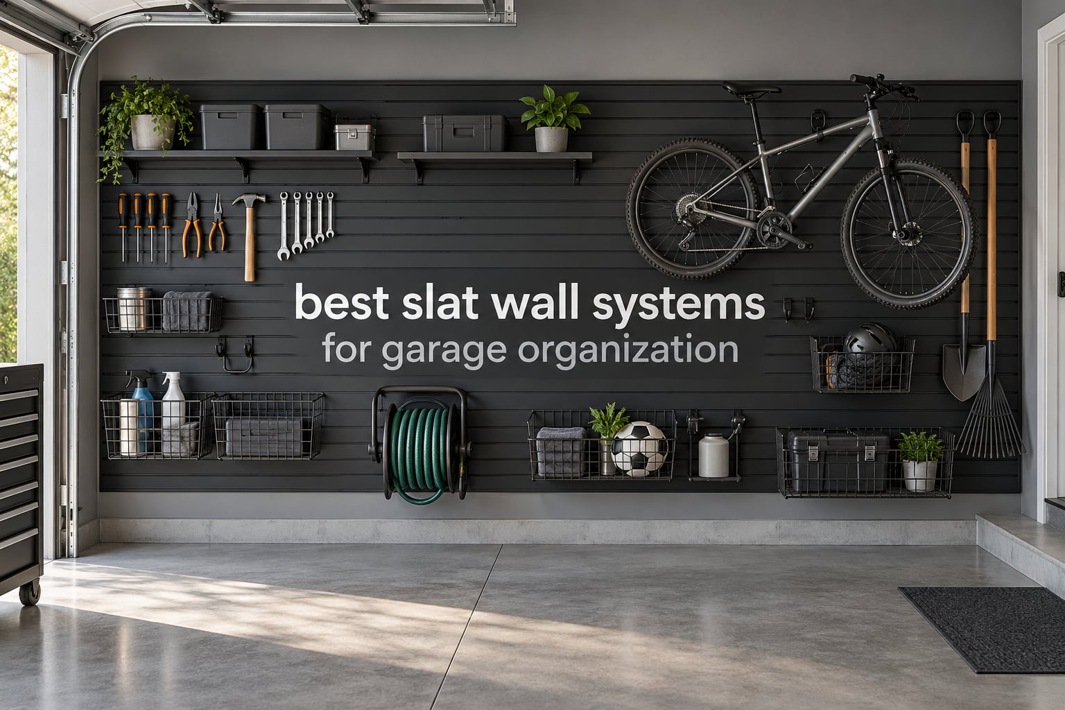 best slat wall systems for garage organization