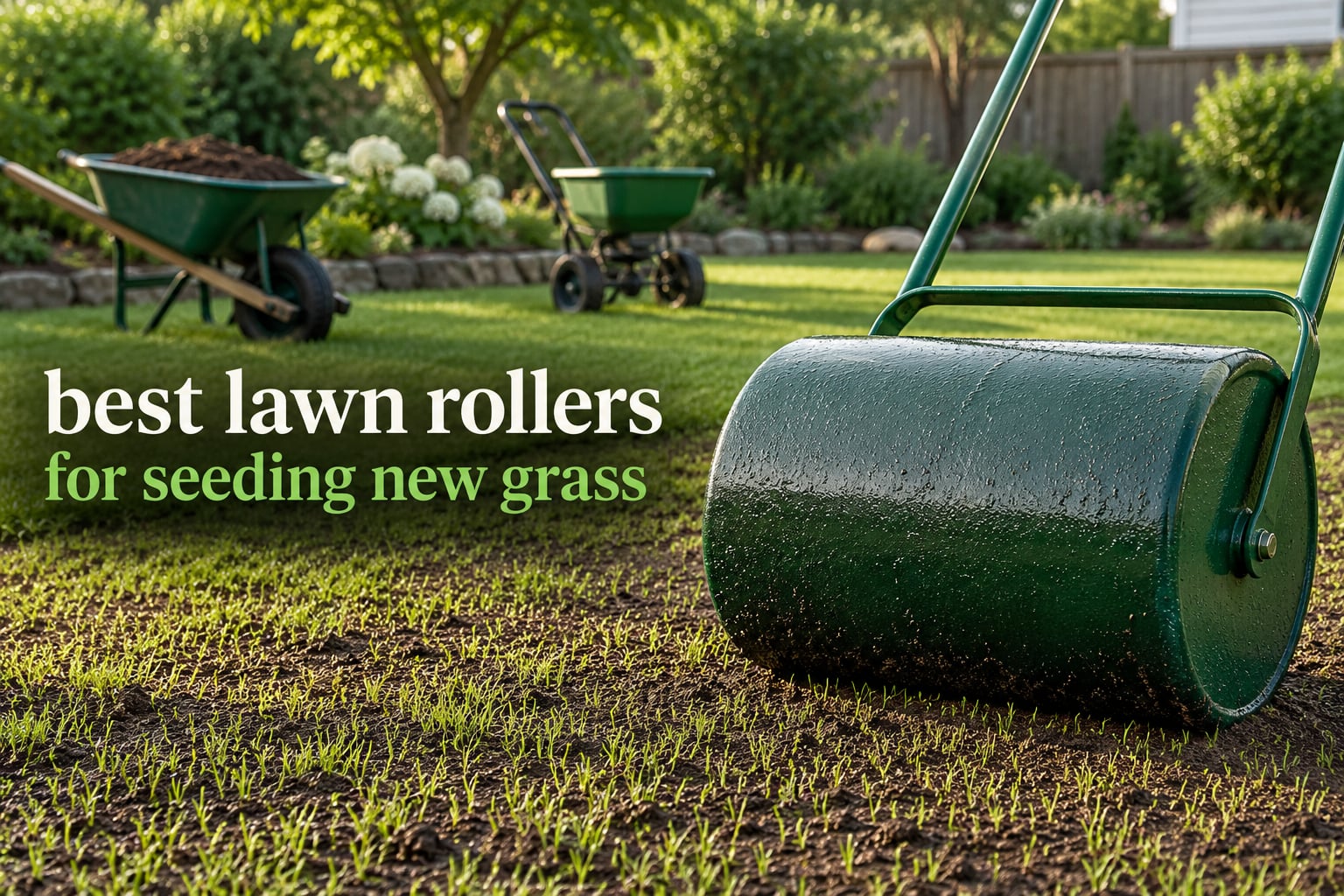 best lawn rollers for seeding new grass