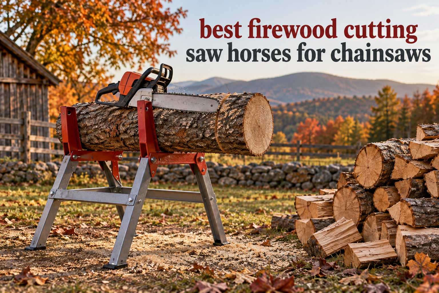 best firewood cutting saw horses for chainsaws