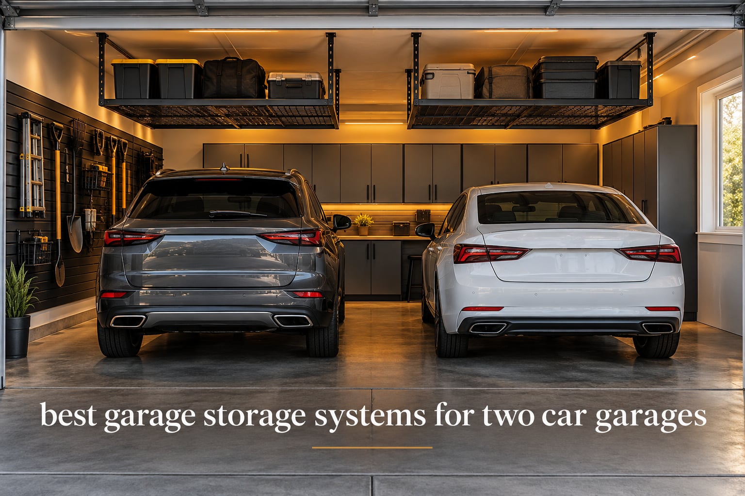 best garage storage systems for two car garages