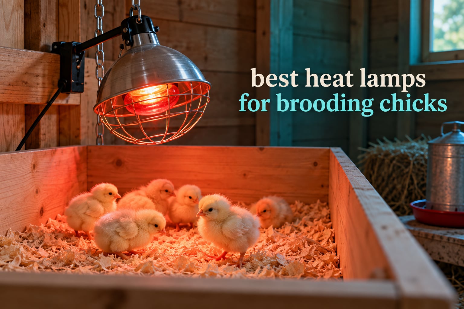 best heat lamps for brooding chicks